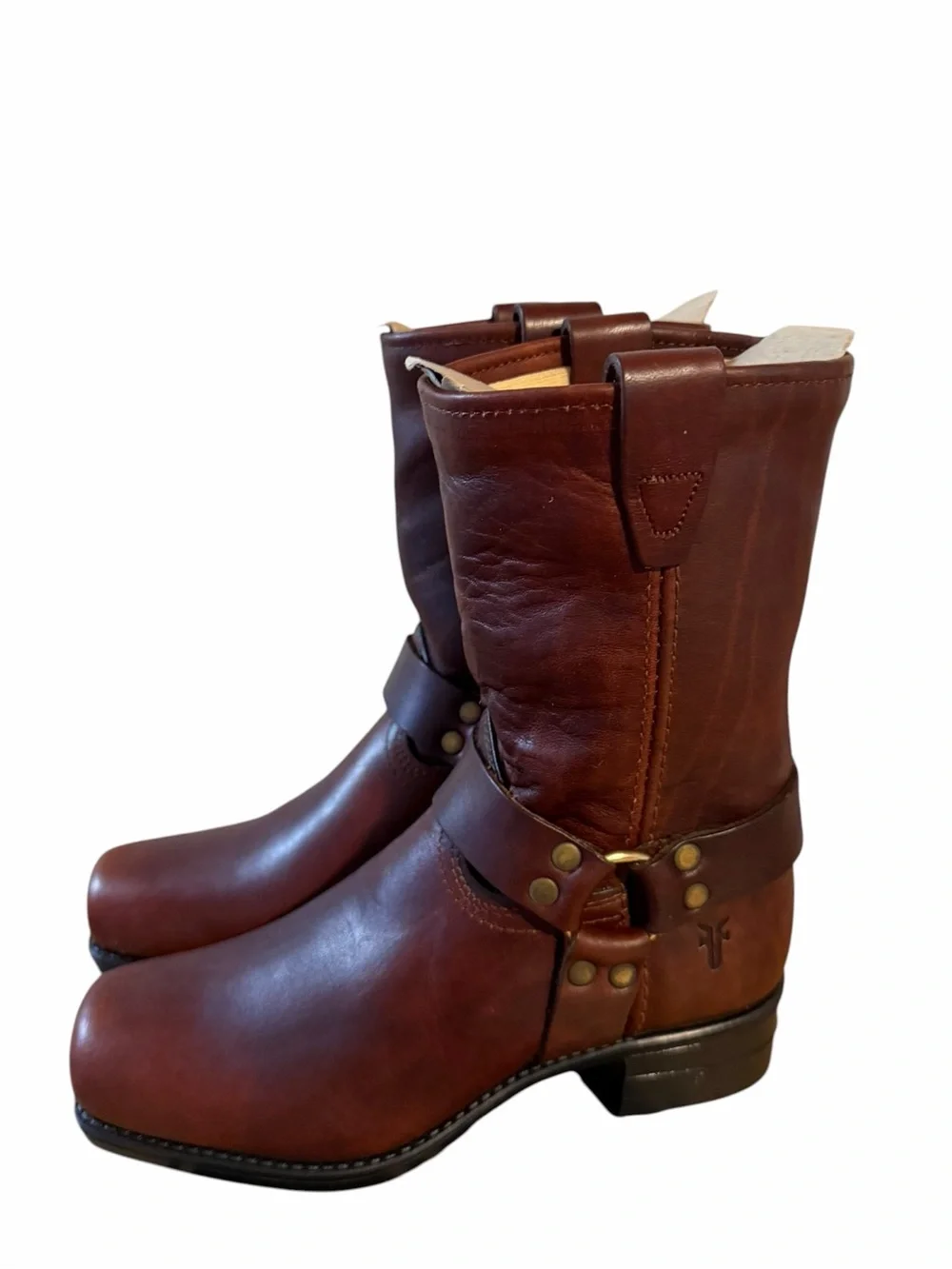 Frye NEW Youth Vintage Small Frye Pull On Harness Boots Size 1 #267074